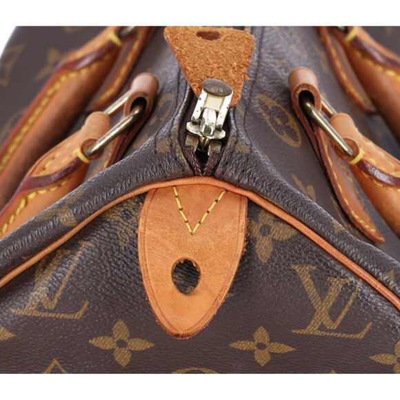 Louis Vuitton M41526 Speedy 30 Monogram Canvas Duffle Bag Brown - Picture 8 of 12